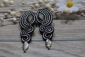 【送料無料】ピアス　ピアス　ohrringe technik soutache kunsthandwerk 282