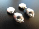 【送料無料】ピアス ピアス ピアス パールシルバーカラーレビーohrringe ohrclips silber farbe mit perle, von catia levy(4)