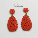 【送料無料】ピアス ピアス ピアス ビンテージクラスオレンジドリップohrringe class clip orange tropf blume gravur ohrhnger vintage yw6(4)