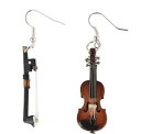 ピアス　ヴァイオリンヴァイオリンボックスバイオリンオーケストラピアス　ピアス　geigenohrringe ohrringe geige mit bogen violine miniblings orchester mit box