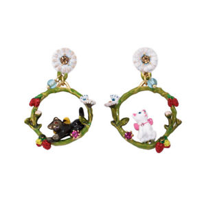 【送料無料】ピアス ピアス コネクタゴールデンリングエナメル