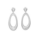 【送料無料】ピアス レディースピアス ステンレススチールシルバーシルエットjoop damen ohrringe edelstahl silber silhouette jper10022a000(4)