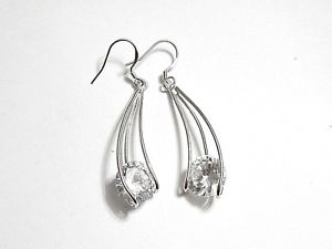 【送料無料】ピアス　レディースピアス　シルバースワロフスキークリスタルdamen ohrhnger 925 silber swarovski kristall ja die will ich(4)