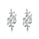 【送料無料】ピアス デピアス スターリングシルバーas de65425 design frauen sterlingsilber 925 weibliche ohrclips pflanze