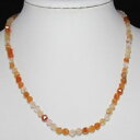 【送料無料】ネックレス シルバークリップcollier 49cm en agate 6mm icosadre et argent 925