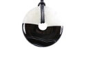【送料無料】ネックレス ドーナツdonut ou pi chinois agate cristal 3cm