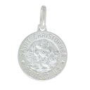 【送料無料】ネックレス　スターリングシルバーペンダントクリストフイタリア16cm argent sterling pendentif st christophe charme,fabriqu en italie,457cm