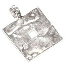 【送料無料】ネックレス　モダニストペンダントスクエアbiche de bere pendentif moderniste plaqu argent carr bijou pendant