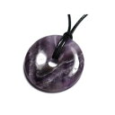 【送料無料】ネックレス クリップmmアメジストcollier 40mm amthyste(4)