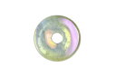 【送料無料】ネックレス　ドーナツクォーツdonut ou pi chinois quartz angel aura 4cm