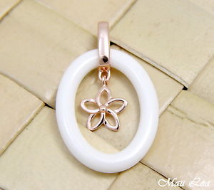 yzlbNX@Vo[sNS[hvAnCAt[Z~bNzCgy_gargent 925 or rose hawaen plumeria fleur blanc cramique pendentif ovale