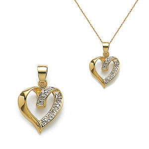 yzlbNX@S[hWRjEt@CWG[pendentif amour femme coeur en plaqu or 18ct et zirconium neuf beaux bijoux