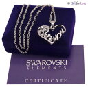 【送料無料】ネックレス　アルジェントスワロフスキーオリジナルクオーレレガロマンマcollana argento swarovski elements originale g4love cristalli cuore regalo mamma