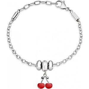 yzlbNX@b\bracciale donna morellato drops scz890 acciaio charms ciliegia rosso