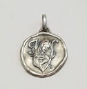 【送料無料】ネックレス ソリッドスターリングシルバーペンダントプロファイルpendentif en argent massif profil fille refm365
