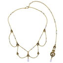 【送料無料】ネックレス　アールデコオパールオレンジビンテージエンドレトロcollier dor long dos pendantif art deco ambr opale vintage fin retro xxl1