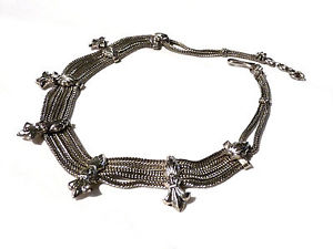 【送料無料】ネックレス　クランプフランジフッククラスプネックレス