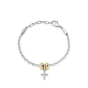 yzlbNX@S[hXtXL[bracciale donna morellato drops scz715 acciaio charms croce gold swarovski