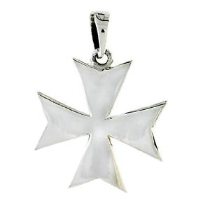 yzlbNX@X^[OVo[}^NXy_gC^Aargent sterling hautement poli maltaise croix de fer pendentif,457cm italien