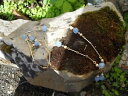 【送料無料】ネックレス　クランプancien collier en opaline bleue et mtal dor vers 1950