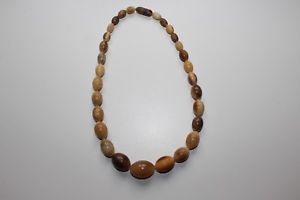 【送料無料】ネックレス コリアビンテージbeau collier draperie vintage en os de bovin longueur 50 cm
