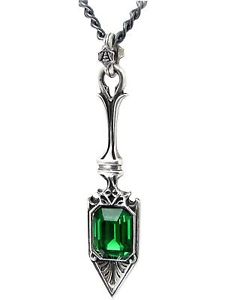 【送料無料】ネックレス アブサングリーンpendentif alchemy sucre vert absinthe