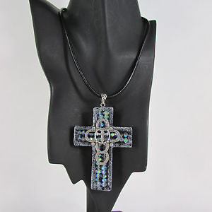 yzlbNX@lbNXCO[h^ubNfemmes collier boucles doreilles mode faith grand 3d noir mtallique