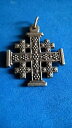 【送料無料】ネックレス エルサレムアンティーククロスancien pendentif jerum 950 antique cross pendant(4)