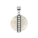 【送料無料】ネックレス スターリングシルバーバリラウンドハルfemmes en argent sterling 925 bali coque rond 44cm pendentif