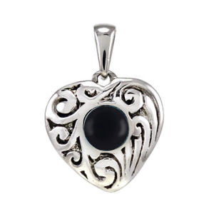 ̵ۥͥå쥹󥰥Сϡȥ֥åfemmes 925 argent sterling coeur noi...