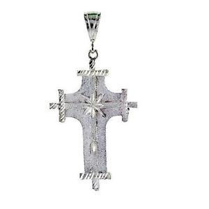 ̵ۥͥå쥹९ڥ124 grammes argent sterling croix grand pendentif