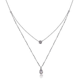 【送料無料】ネックレス　bffヌォーヴァアフィニティbrosway ,collana affinity in ottone e swarovsky, 45cm bff06, nuova