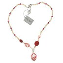【送料無料】ネックレス ベネチアコンディムラーノベージュロッソビアンコcollana antica murrina venezia con vetro di murano rosso beige bianco co926a11