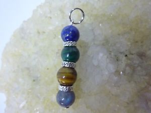 【送料無料】ネックレス　マラカイトラピスラズリタイガーアイpendentif malachite lapis lazuli oeil de tigre labradorite