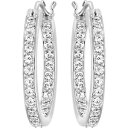 【送料無料】ネックレス　スワロフスキービアンコドナイヤリングorecchini swarovski sommerset boccole bianco donna 1172374 earrings cristalli