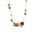 yzlbNX@S[fJ[OCG[sNGhgcollier dor long email jaune rose violet multicolore fleur insecte fin retro l7