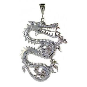 yzlbNX@OX^[OVo[hSy_g138 grammes argent sterling dragon grand pendentif