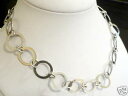 【送料無料】ネックレス　シルバーネックレスワッシャcollier en argent 925 rasducou en rondelles