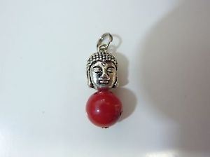 yzlbNX@pendentif bouddha corail perles 10mm longueur 2,7 cm