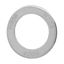 【送料無料】ネックレス　スターリングシルバーディスクイタリアargent sterling hope cercle ouvert pendentif disque charme,457cm i..