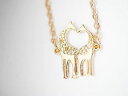 ネックレス　キリンゴールドペンダントcollier avec girafes motif animal pendentif en or