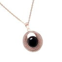【送料無料】ネックレス モードプロトタイプローズゴールドペンダントネックレスmode charme femmes lady prototype agate rose pendentif en or collier