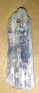 ネックレス　カイアナイトグロスセルフコンフィデンスペンダントtrs beau pendentif en cyanite brute bleue de 14 gr 5,7 cm confiance en soi