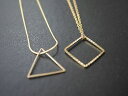 【送料無料】ネックレス クロノグラフペンダントカラーcollier avec gomtrique formes comme chronographe pendentif triangle ou carr(4)
