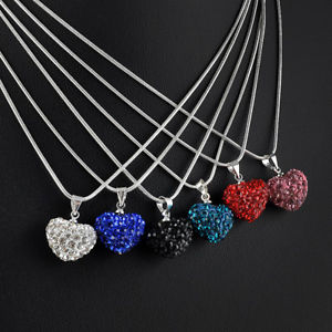 【送料無料】ネックレス　クリスタルチョーククランプas fr22076 love heart choker colliers pour femmes bijoux beaux sautoirs cristal