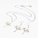 yzlbNX@AWFgN[`FZbgNI[set collana orecchini ottone argento oro croce e cuore cm 57