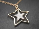 【送料無料】ネックレス　スカイゴールデンcollier avec des toiles toiles himmel ciel paillettes dor