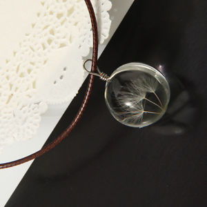 【送料無料】ネックレス　クリスタルガラスボールチェーンas fr24181 verre en cristal boule charme fleur sec femmes cuir chaines colliers