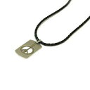 【送料無料】ネックレス　コレクションステンレスタグロープドリンクスチールthe olivia collection acier inoxydable dcoupe dog tag ,18 corde boire fj535