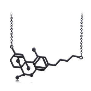 【送料無料】ネックレス ゾーイクランプメタルペンダントas fr20603 zoe chemical thc molecule structure formule colliers pendentif metal